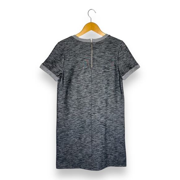 Gilli Stitch Fix Women's NWT Taneli Dress Short Sleeve Size M Marled Gray Black - Picture 3 of 10